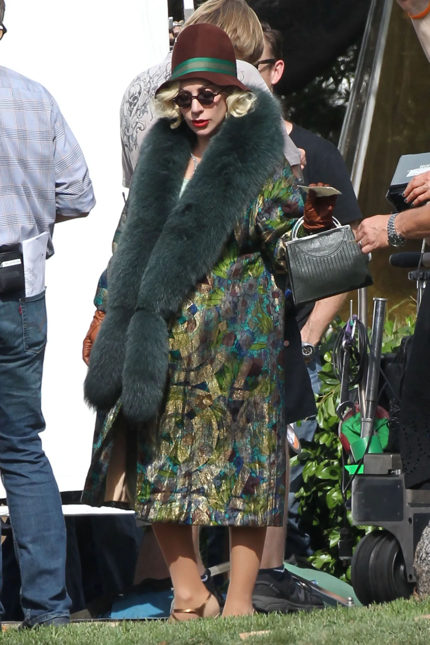 Lady Gaga sarja «American Horror Story» võtetel