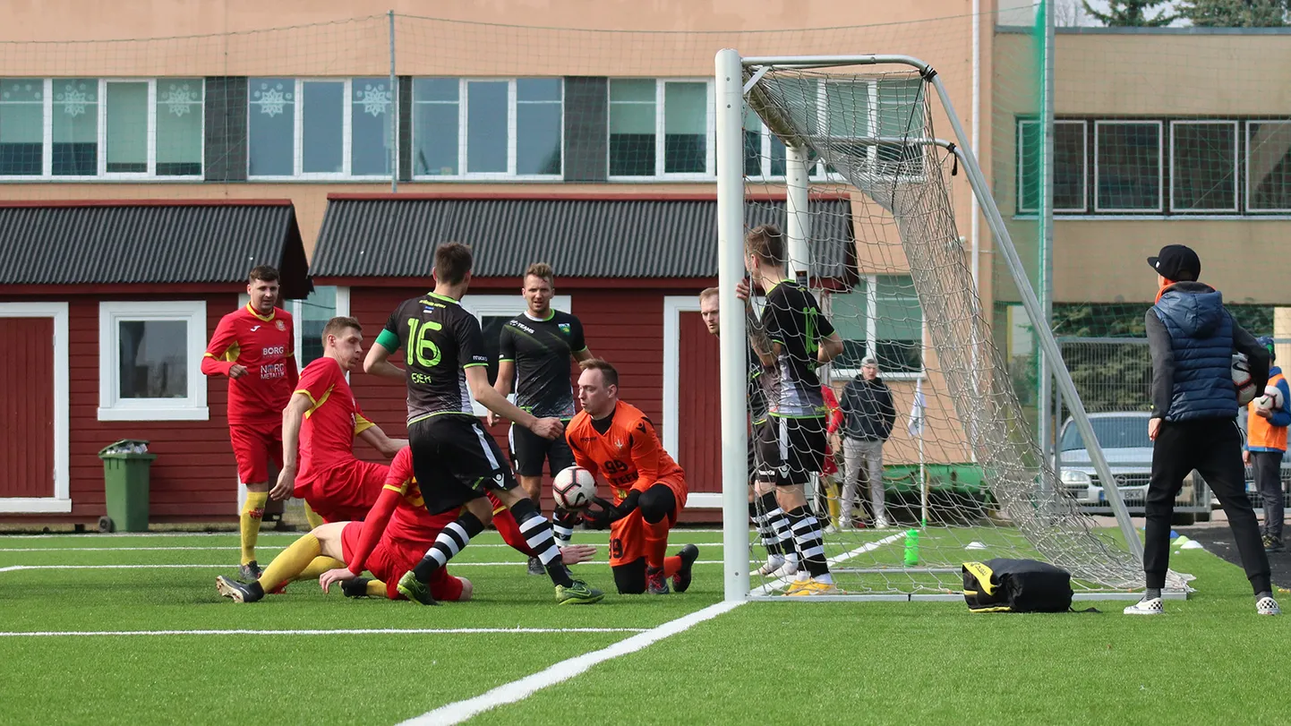 Mängu lõpus anti külaliste väravale turmtuld, aga tulemust see ei toonud.