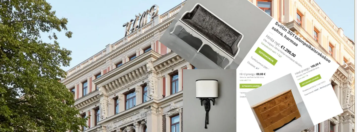 Helsingi luksushotell Kämp müüb oma sisustust.