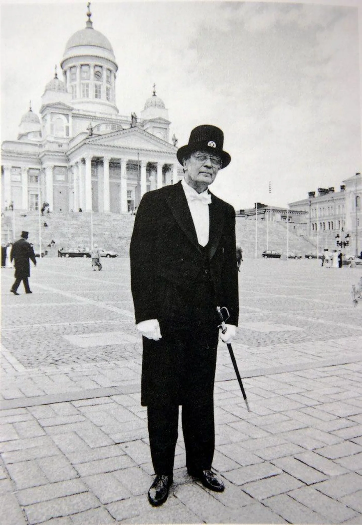 Jaan Kross 1990. aastal Helsingis.