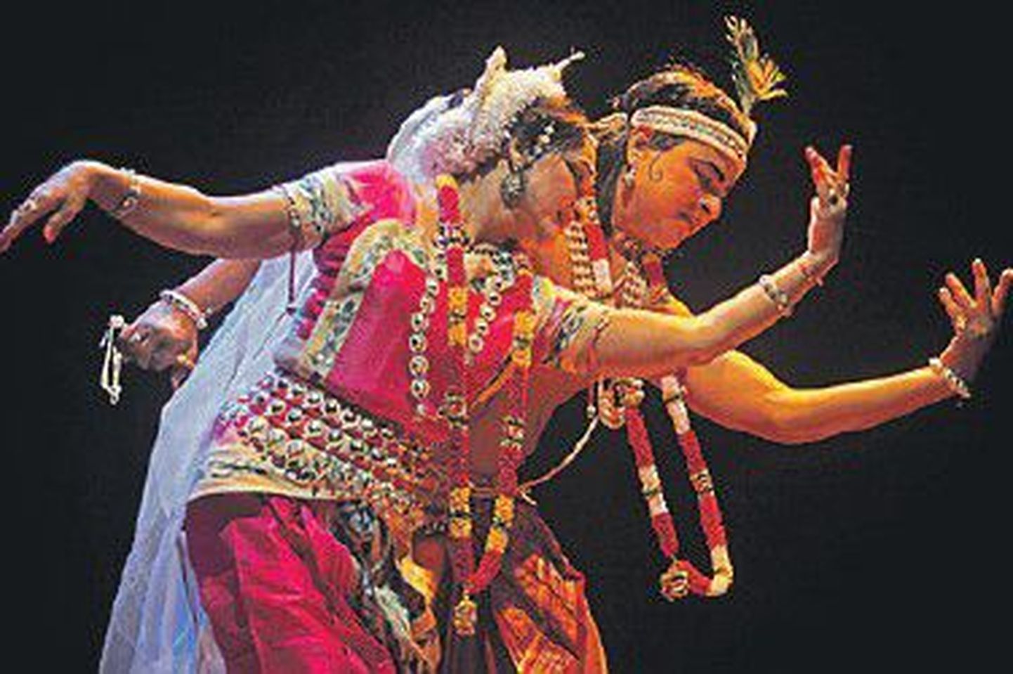 Исполнители индийских танцев одисси.