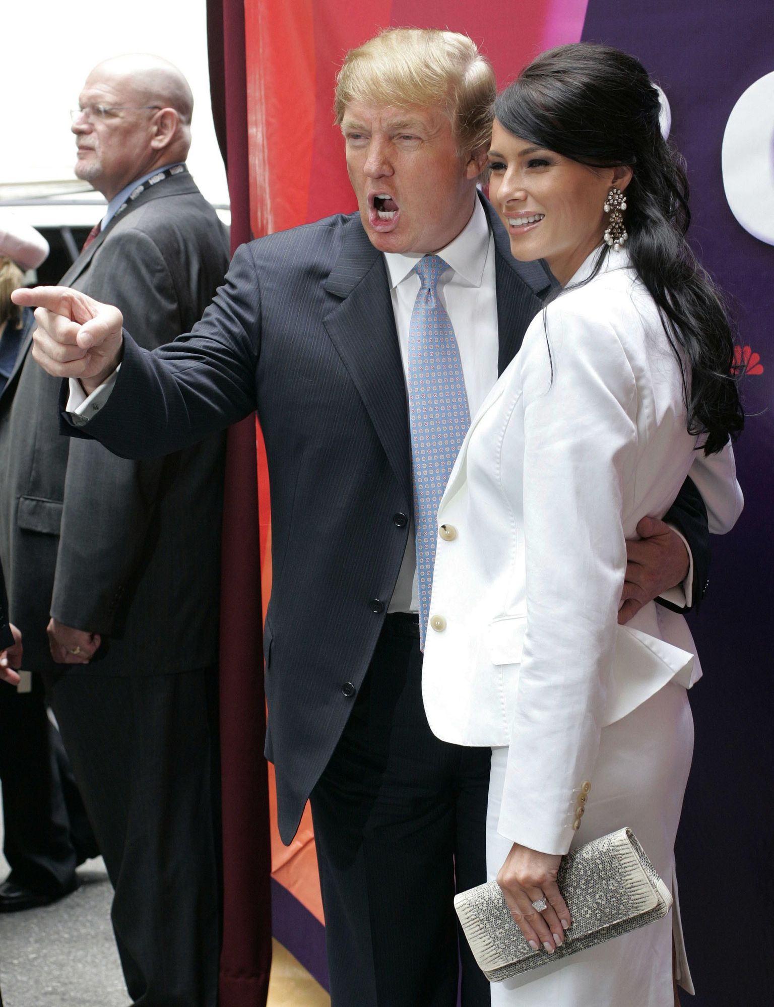Tähelend kogub tuure: Donald Trump 2004. aastal koos toonase mõrsja Melania Knaussiga oma tõsielusarja «The Apprentice» esitlusel New Yorgis.
