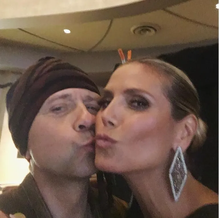 Vello Vaher ja Heidi Klum