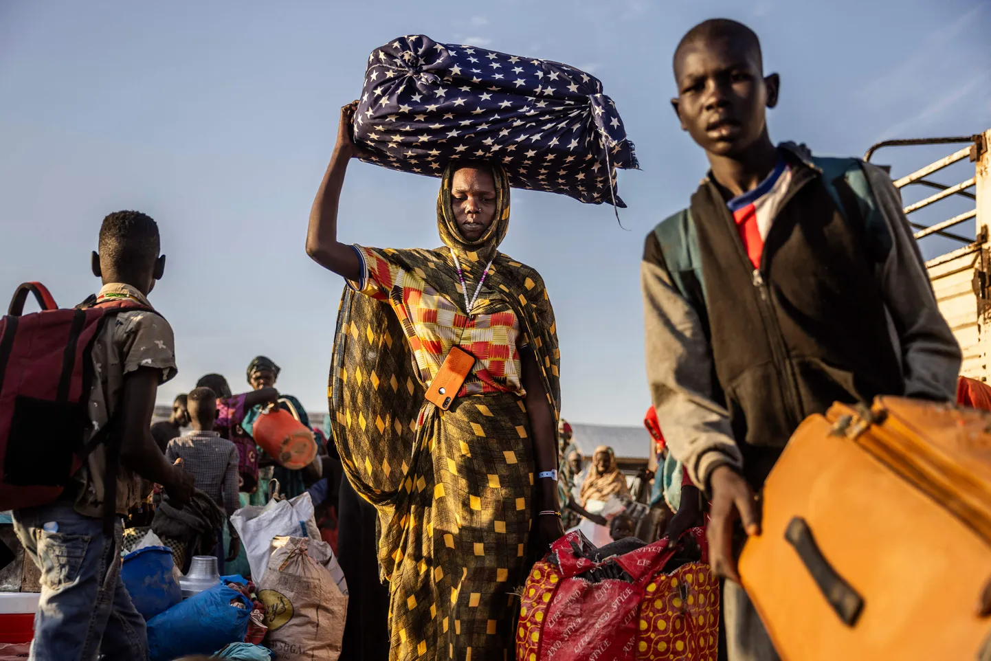 Sudaani põgenikud.
