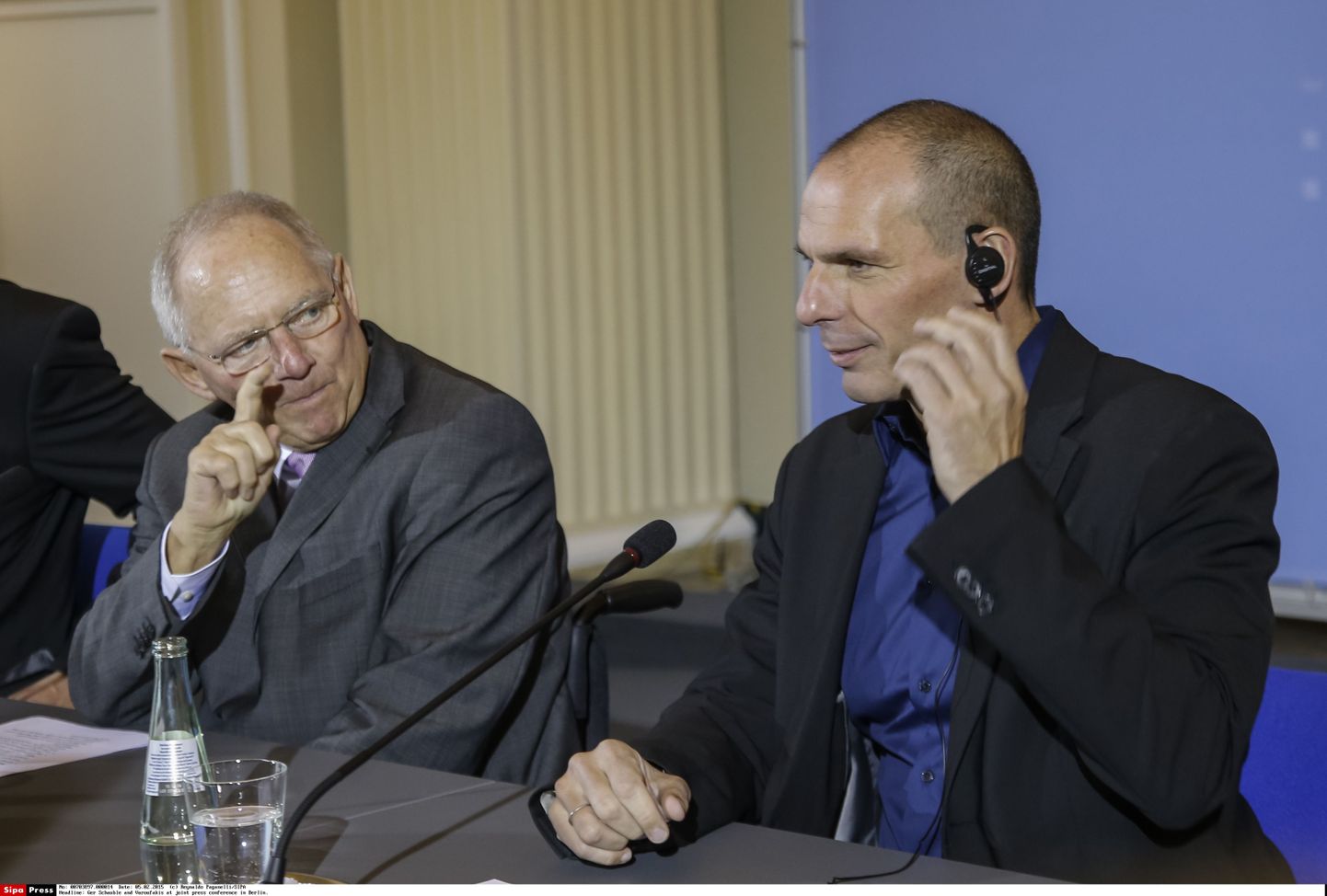 Saksamaa rahandusminister Wolfgang Schäuble ja Kreeka endine rahandusminister Yanis Varoufakis.