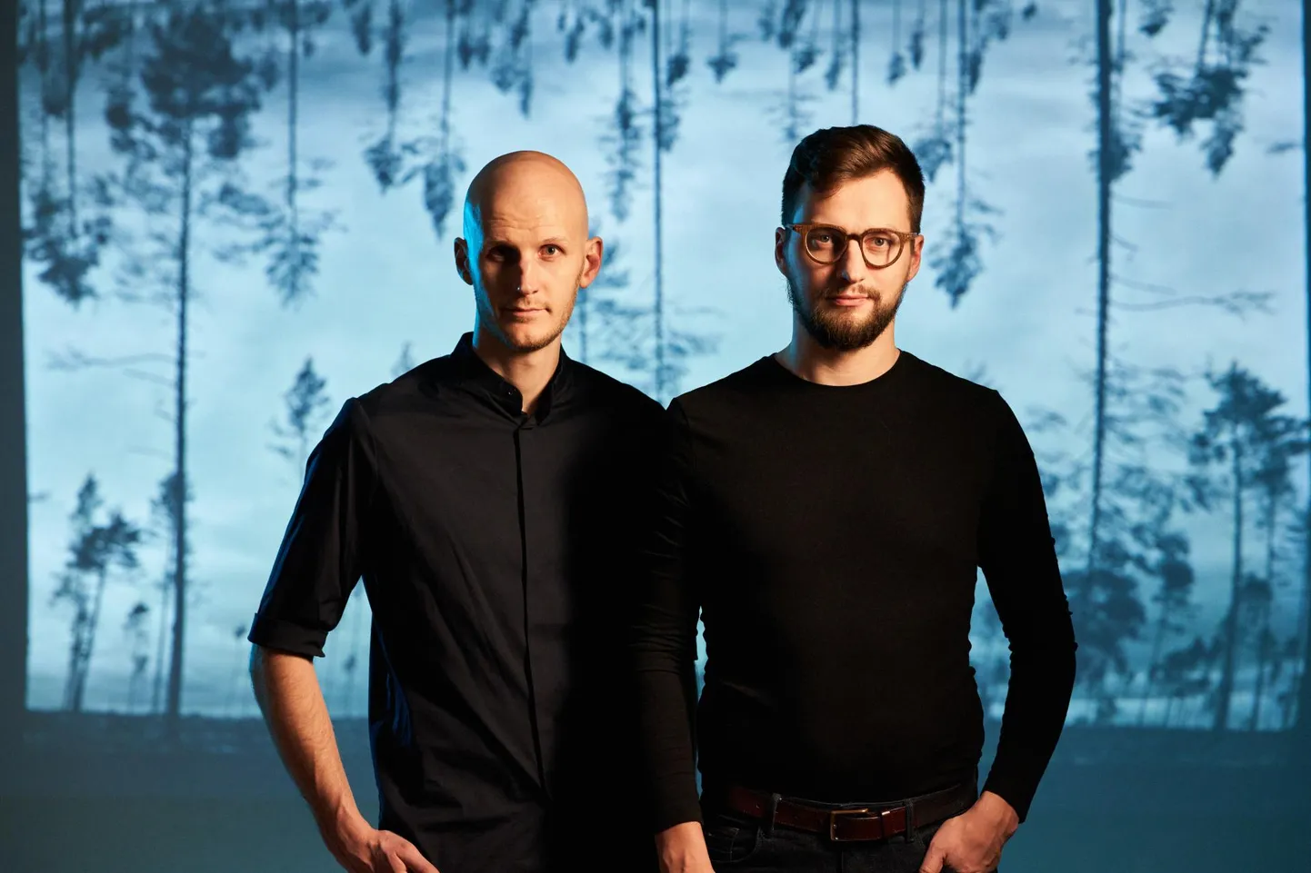 Tänavuse Jazzkaare avakontserdi autorid Peedu Kass ja Joel Remmel – noored jazz’i-mehed uue küpsuse lävepakkudel.