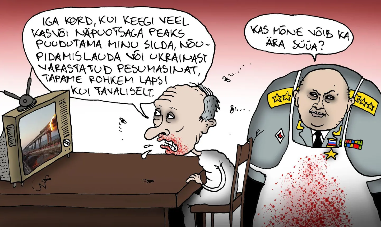 Päeva karikatuur FOTO: Urmas Nemvalts