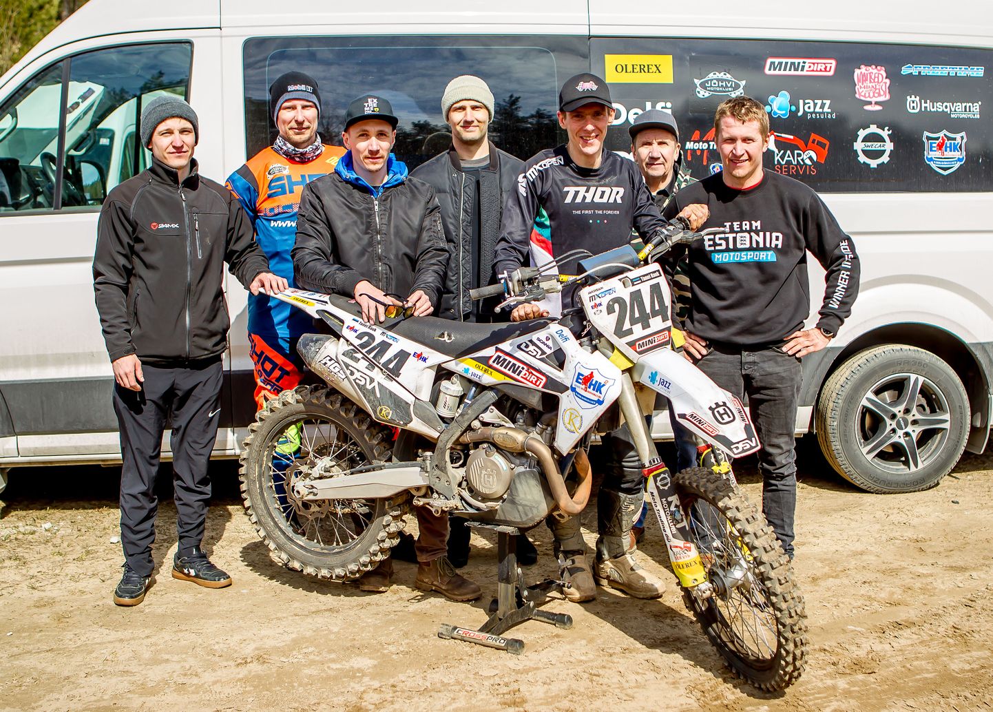 Команда Йыхвиского мотоклуба начала сезон на хорошем ходу.
