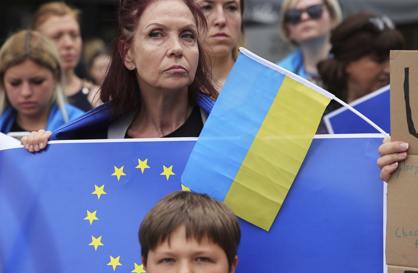 Протест в поддержку Украины. 23 июня, Брюссель.