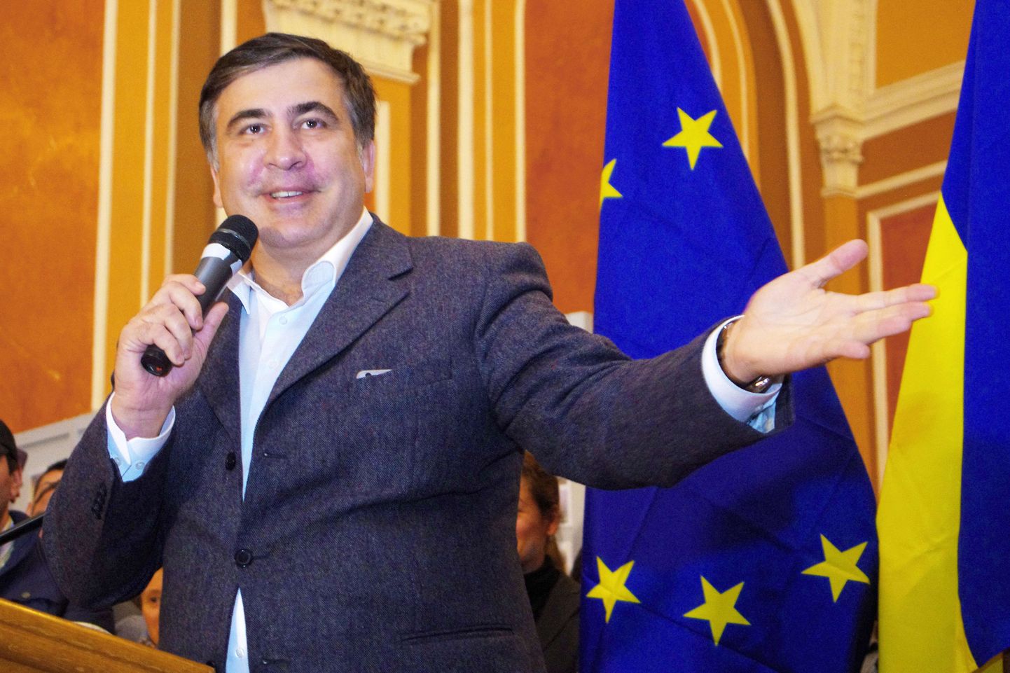 Praegune Ukraina Odessa oblasti kuberner Mihheil Saakašvili.