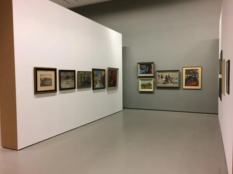Mihkel Lemberi kollektsioonist pärit teosed rahvusvahelisel näitusel tänavu kevadel Vilniuse rahvusgaleriis.