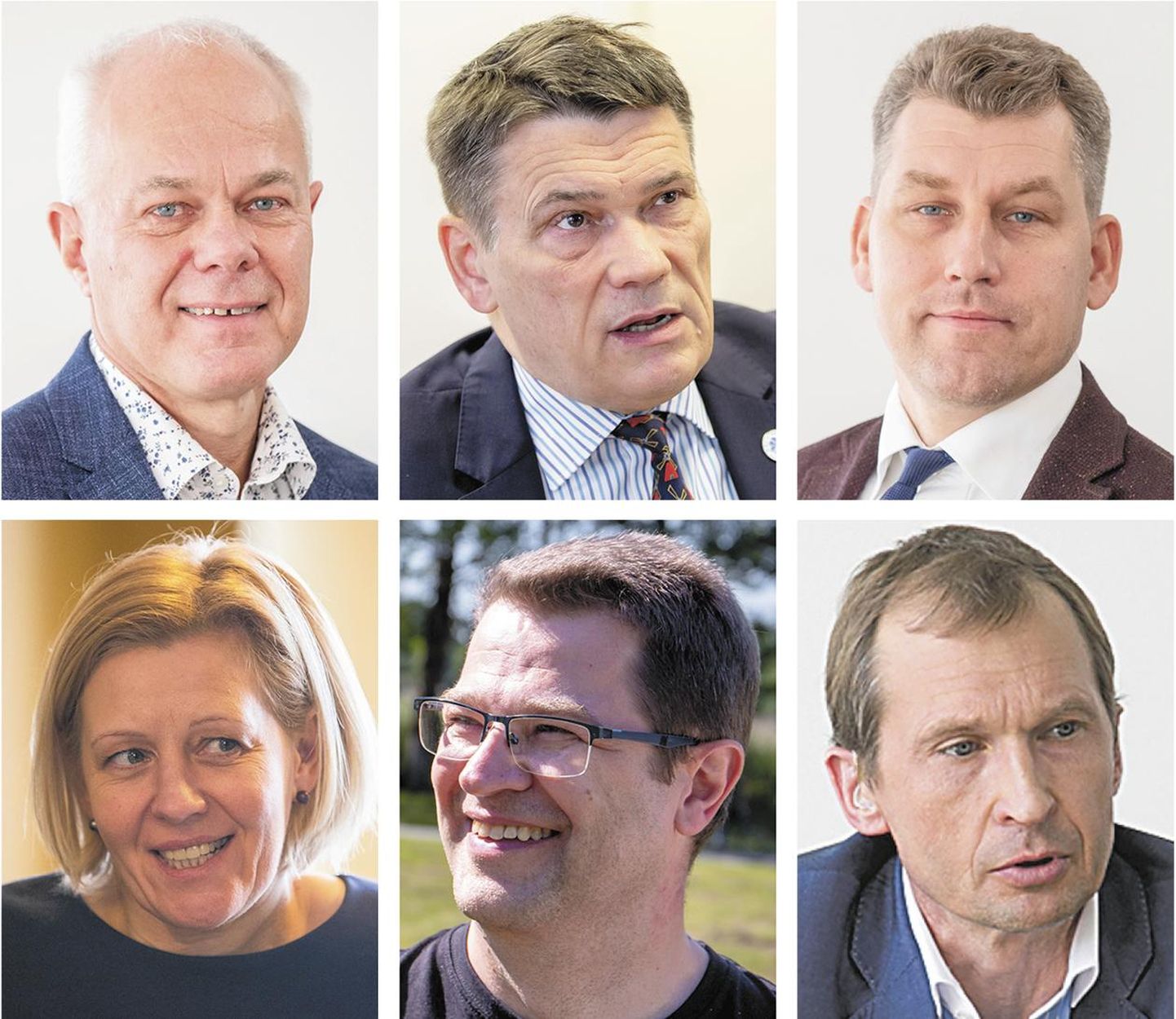 Pärnumaalt valitud riigikogulased Toomas Kivimägi, Alar Laneman, Andres Metsoja, Annely Akkermann, Marko Šorin ja Jüri Jaanson.