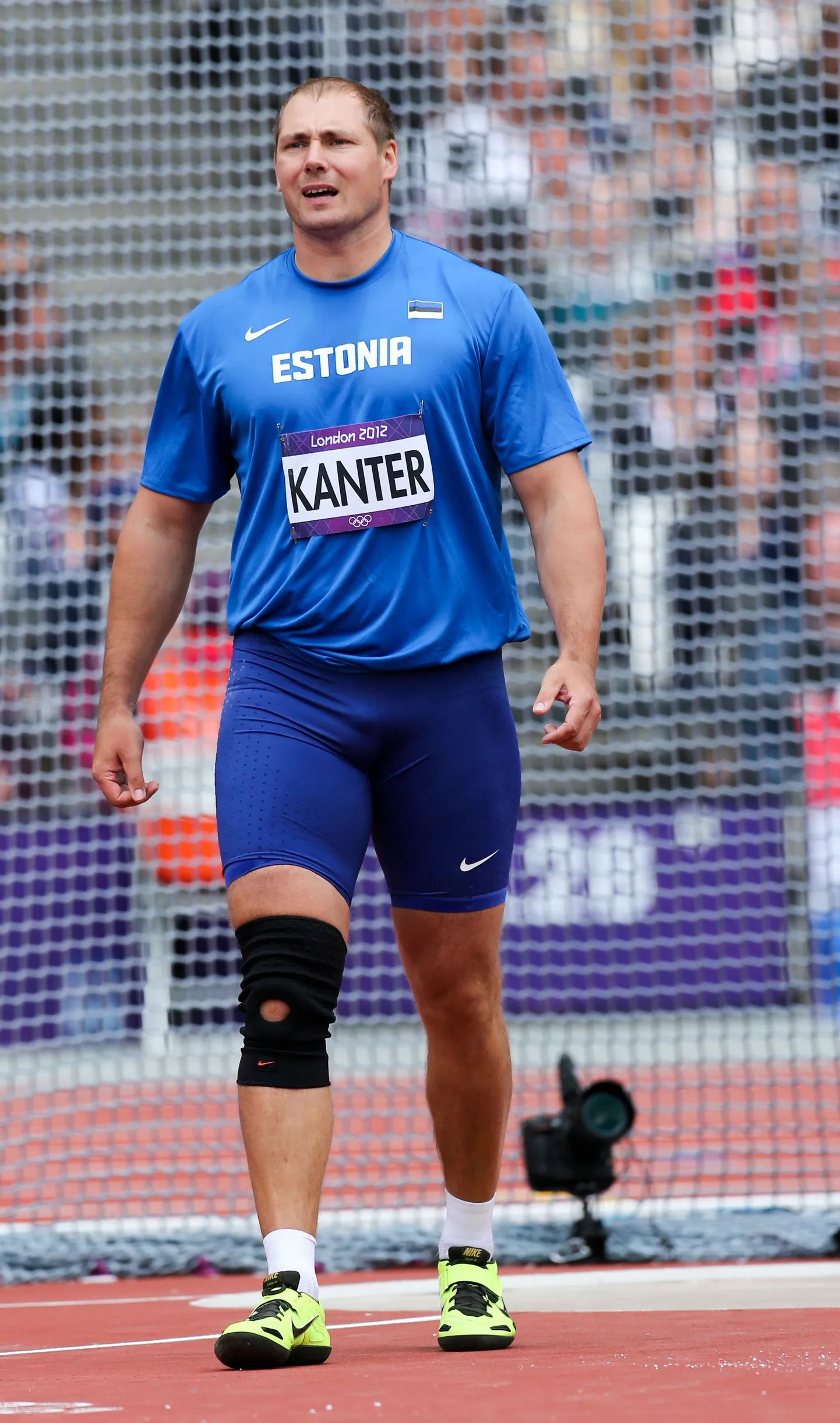 Герд Кантер на квалификационных соревнованиях лондонской Олимпиады.