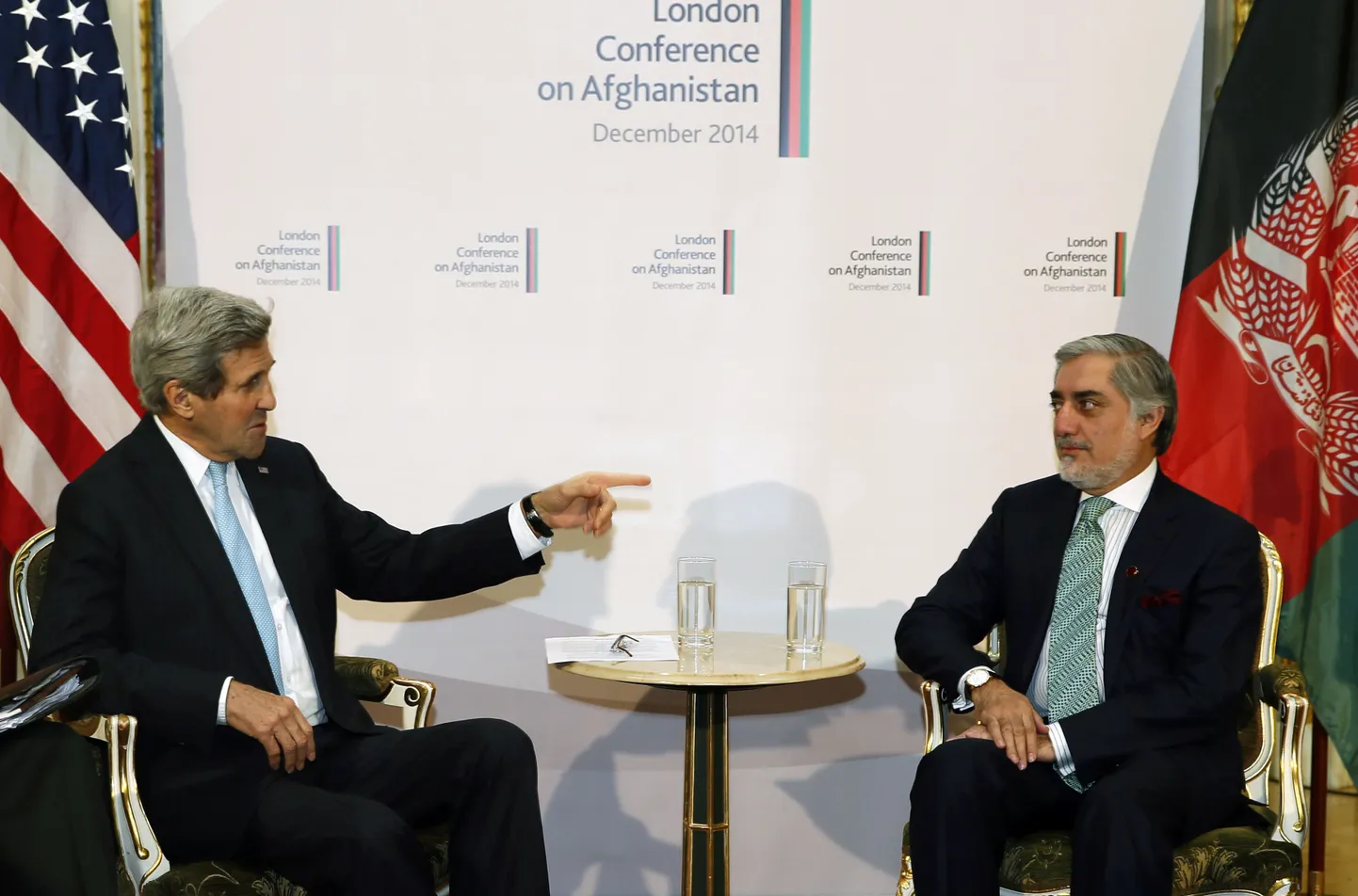 USA välisminister John Kerry ja Afganistani täitevvõimu juht Abdullah Abdullah