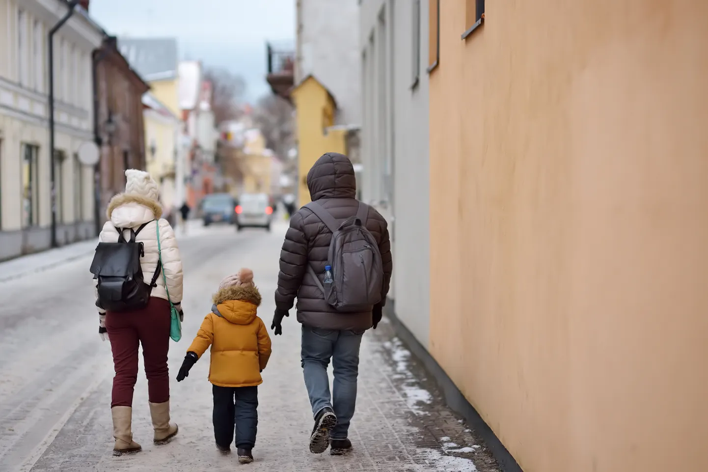 Семья в Таллинне. Фото иллюстративное.