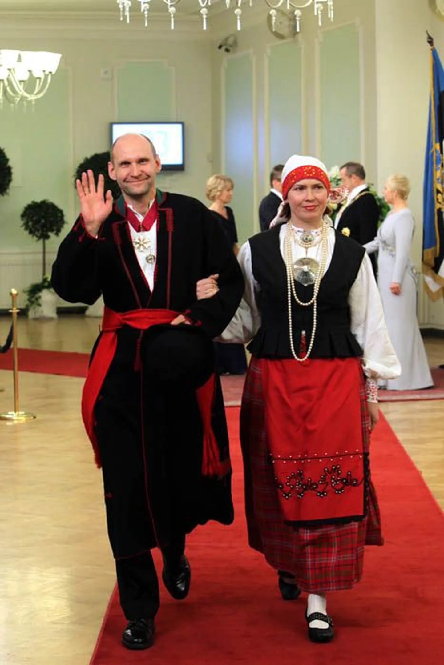 Põllumajandusminister Helir-Valdor Seeder abikaasaga