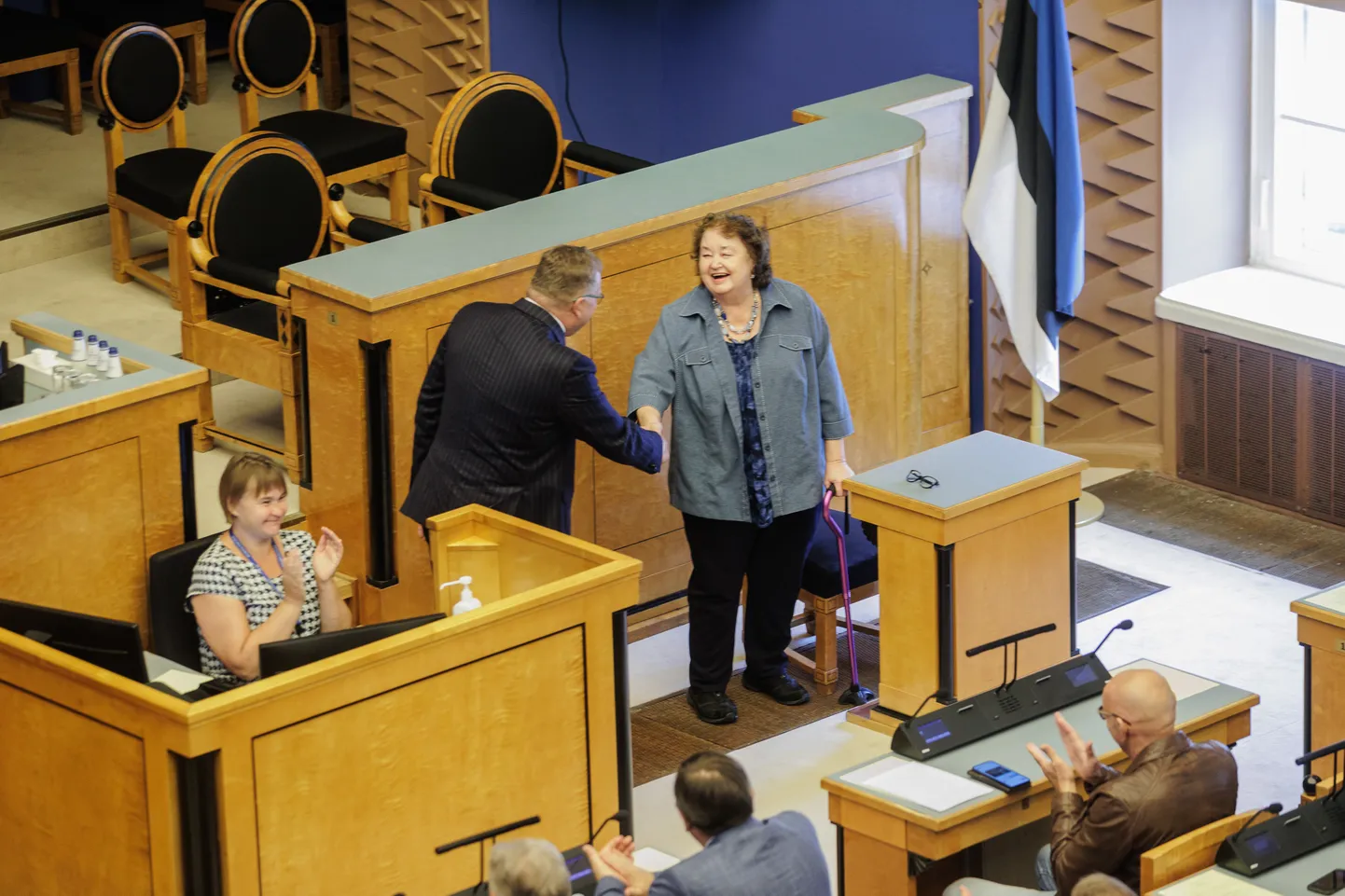 29.07.2024. Riigikogu liikme Hele Everausi ametivanne.