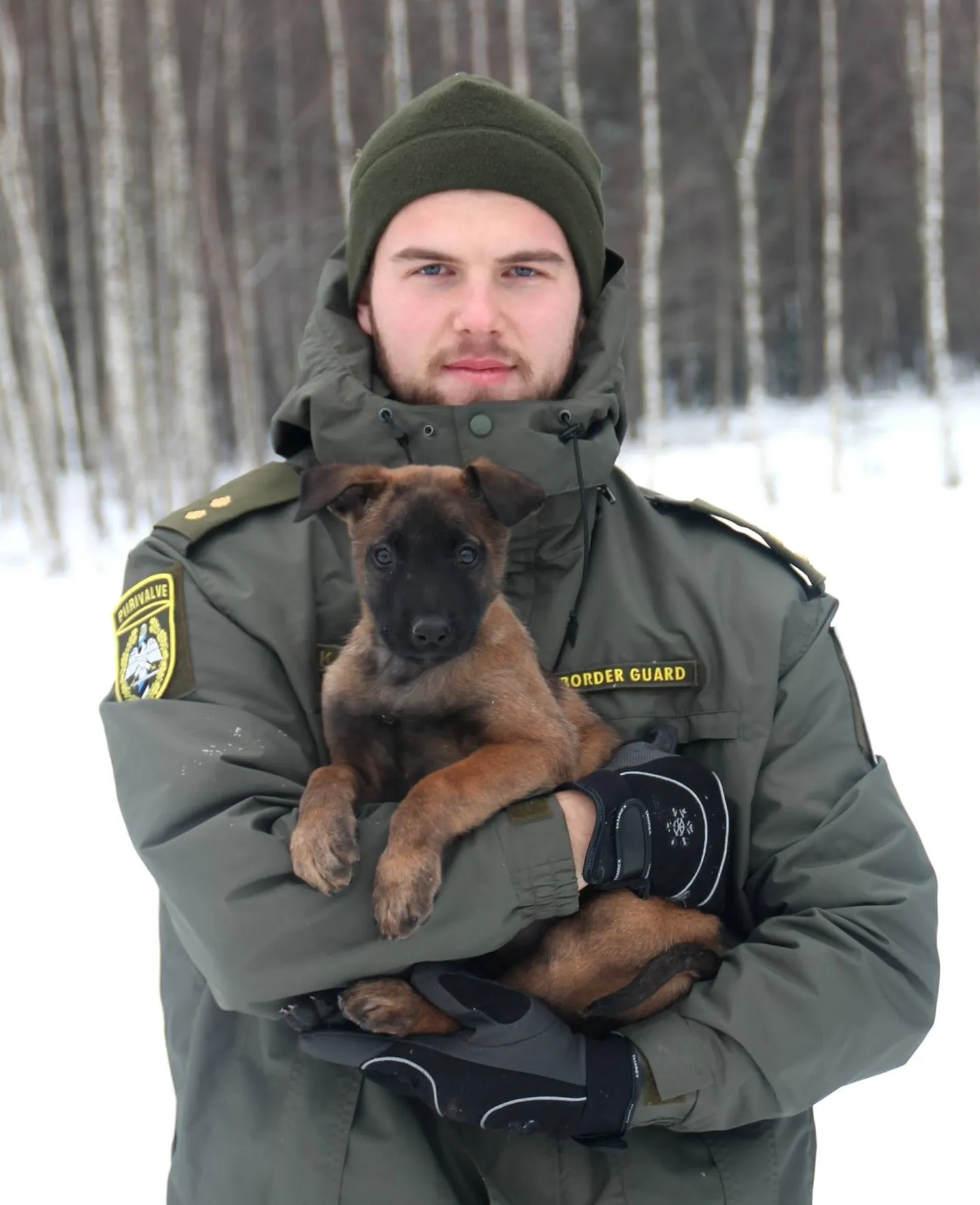 Saatse kordoni piirivalvur Kevin ja tema uus paarimees Vico.
