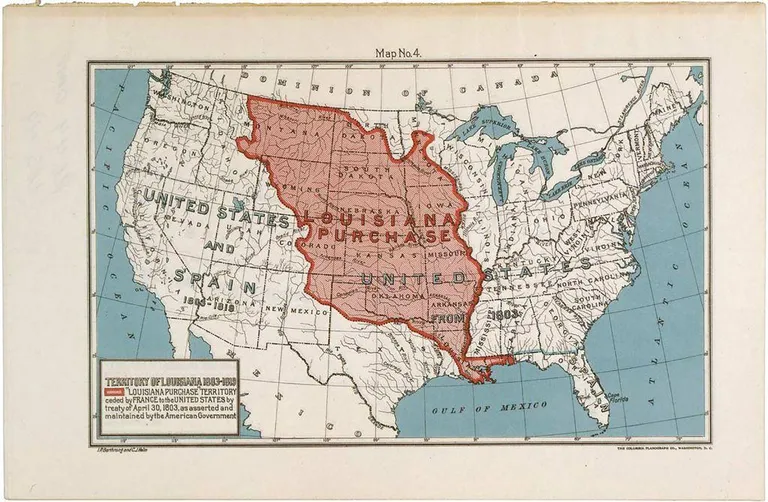 Карта США и Луизианы.