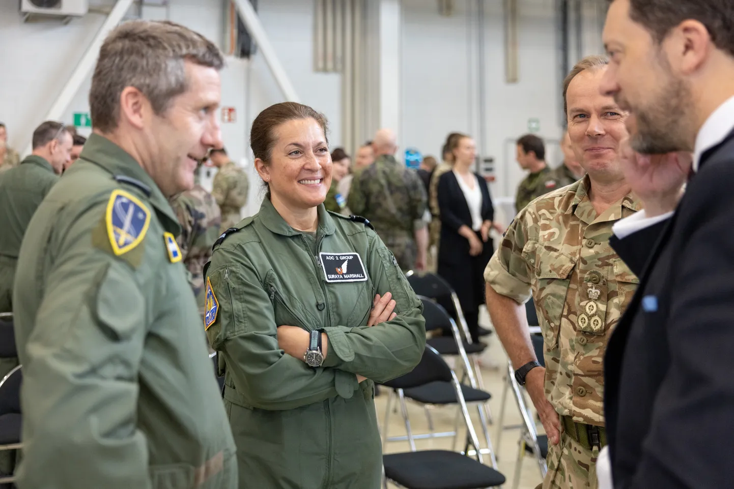 Ämari lennubaasis toimus kolmapäeval, 2. augustil pidulik õhuturbe missiooni vahetustseremoonia, kus Balti riikide õhuruumi valvanud Ühendkuningriigi õhuväelased andsid valvekorra üle Hispaania õhuväelastele, kes hakkavad õhuturvet tagama hävitajatega Eurofighter Typhoon.
