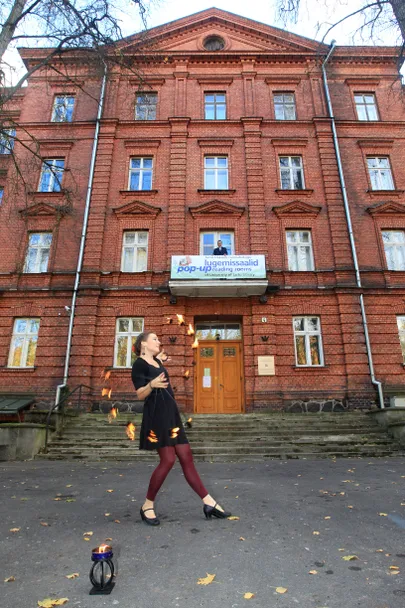 Liivi tänava vana rahvusarhiivi hoone. /