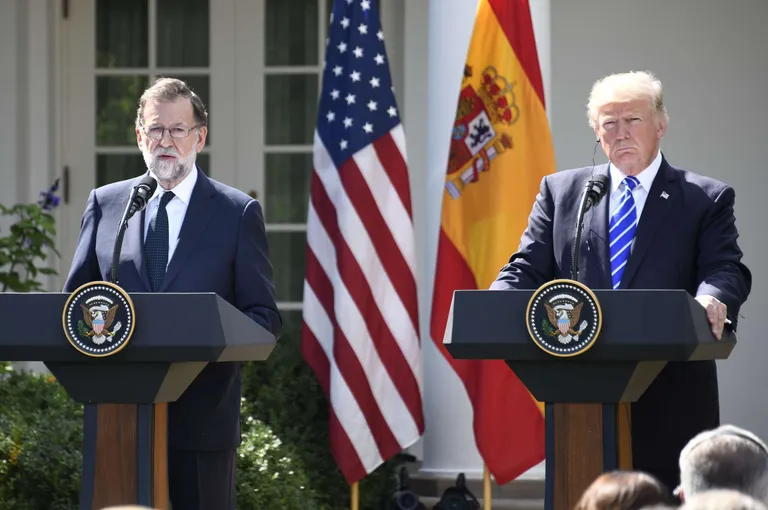 Donald Trump ja Mariano Rajoy