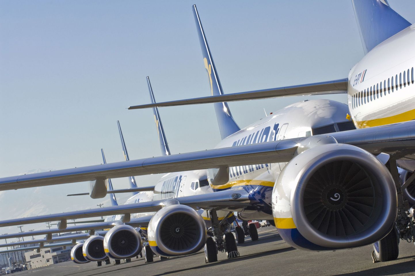 Ryanairile kuuluvad Boeing 737-800 reisilennukid.