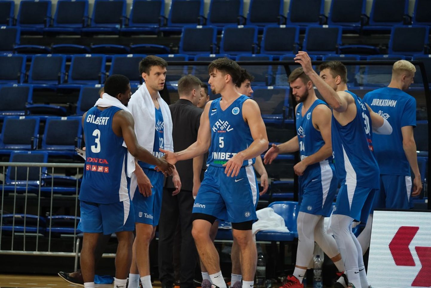 BC Kalev/Cramo meeskond Jonavas FIBA Europe Cupi valikturniiril.