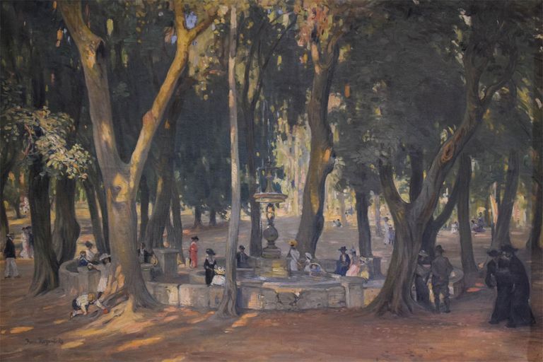 Janis Rozentāls “Monte – Pinčo”, 1912, audekls, 81,6x119,3 cm