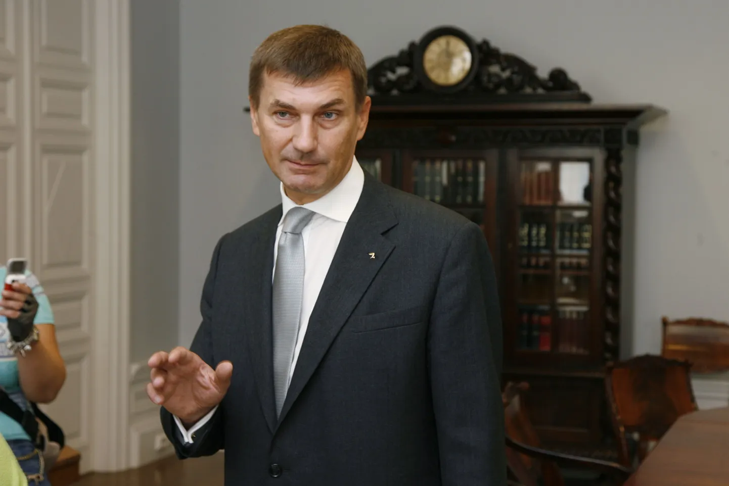 Peaminister Andrus Ansip.