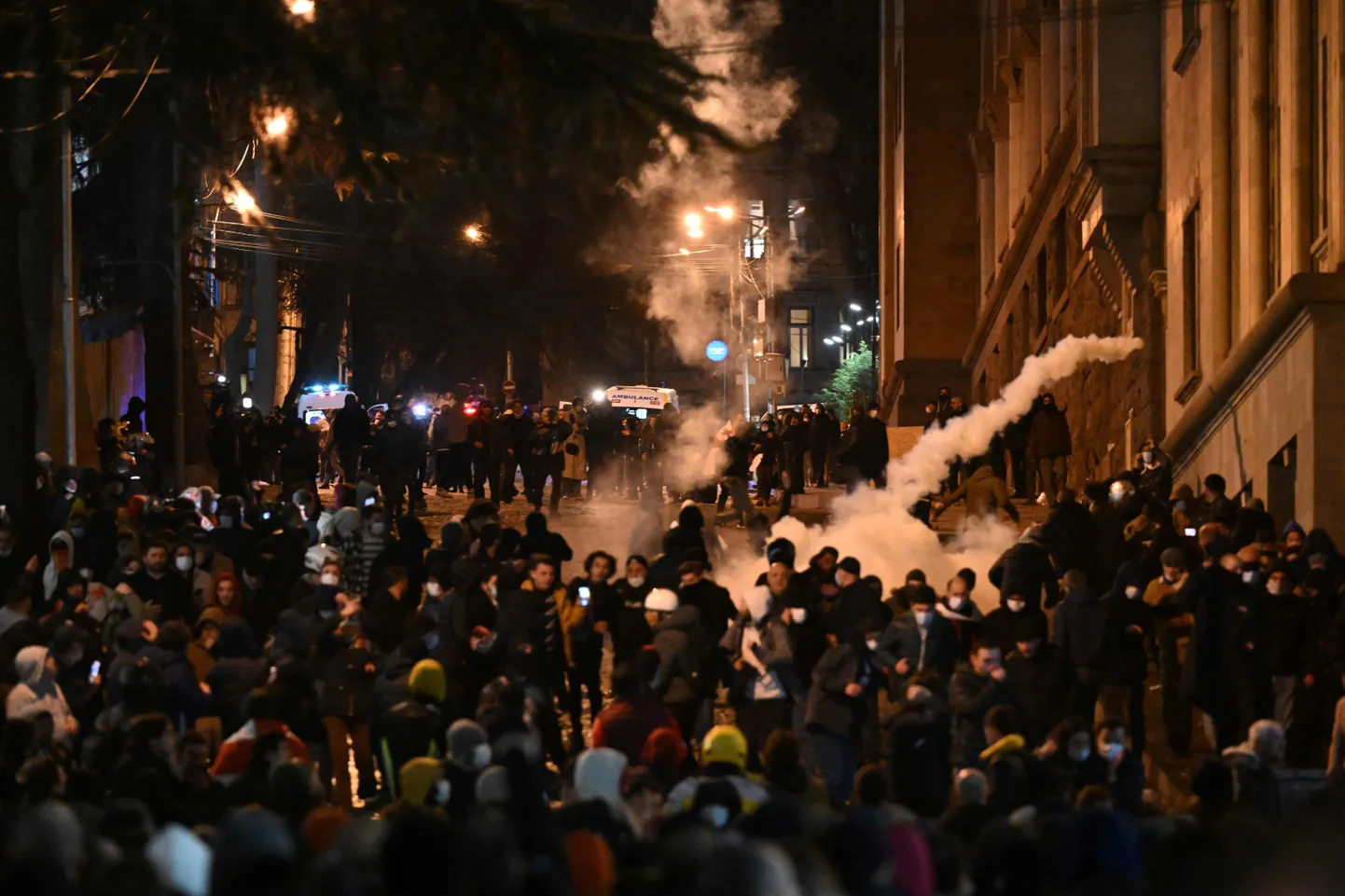 Протесты в Грузии