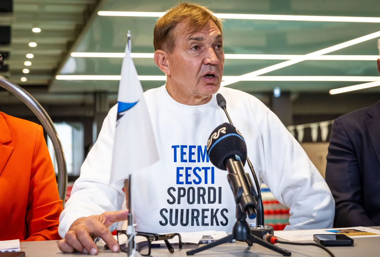 EOK presidendikandidaadi Urmas Sõõrumaa EOK programm ja tegevuskava aastateks 2024–2028 esitlusel.