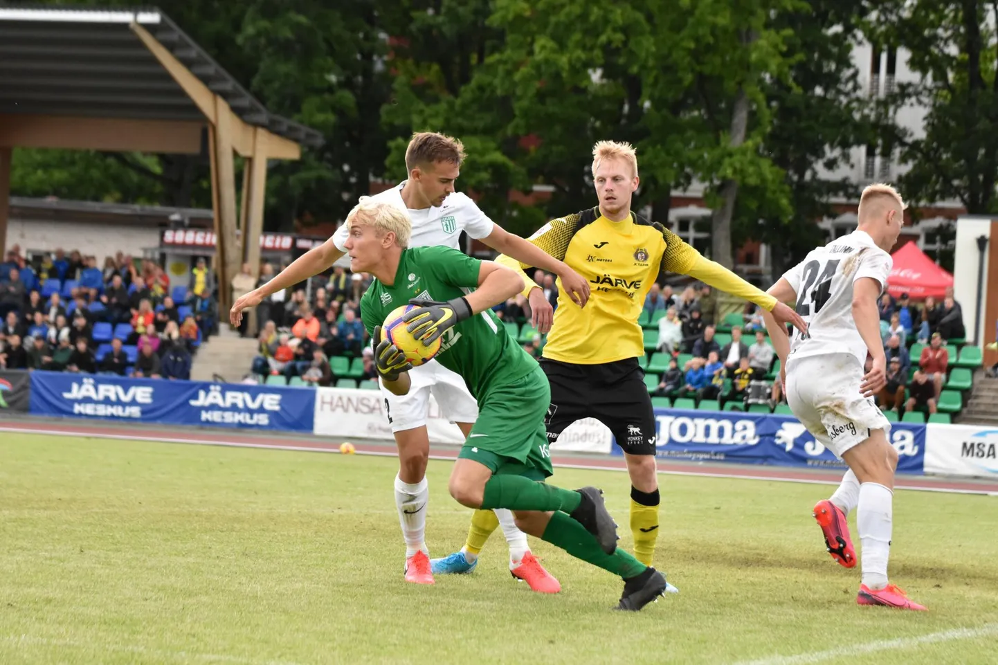 Viljandi Tuleviku ja FC Flora kodumäng 8. juulil lõppes Tuleviku võiduga.