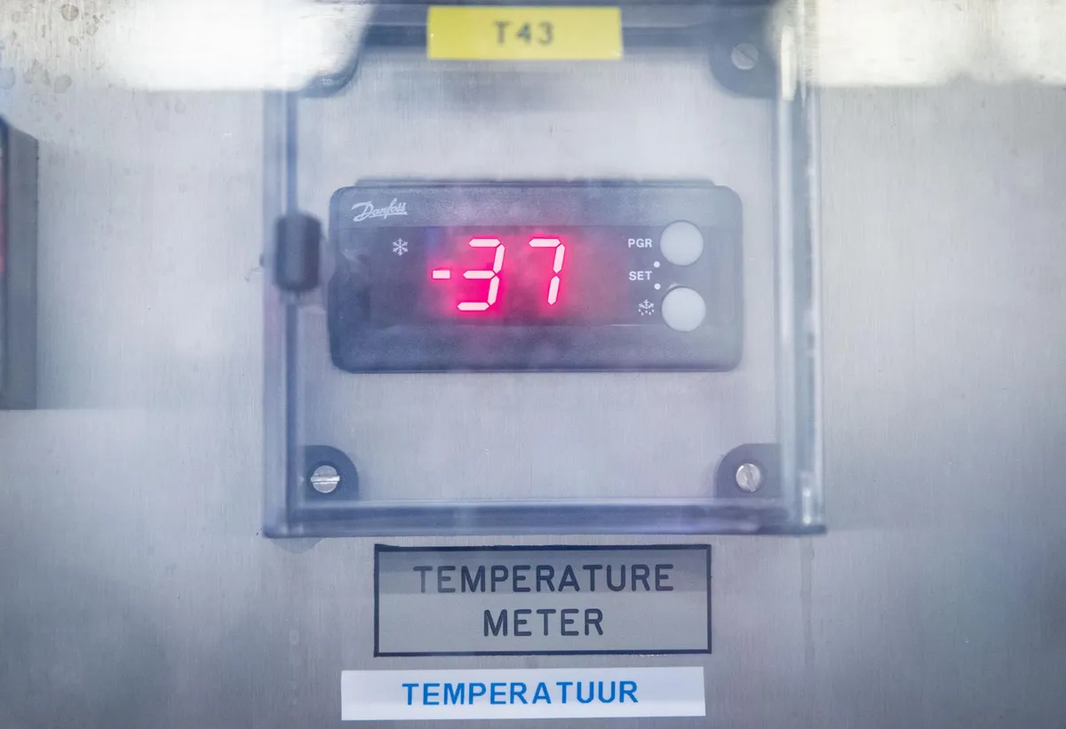 Külmatunneli temperatuur on 37–40 miinus­kraadi.