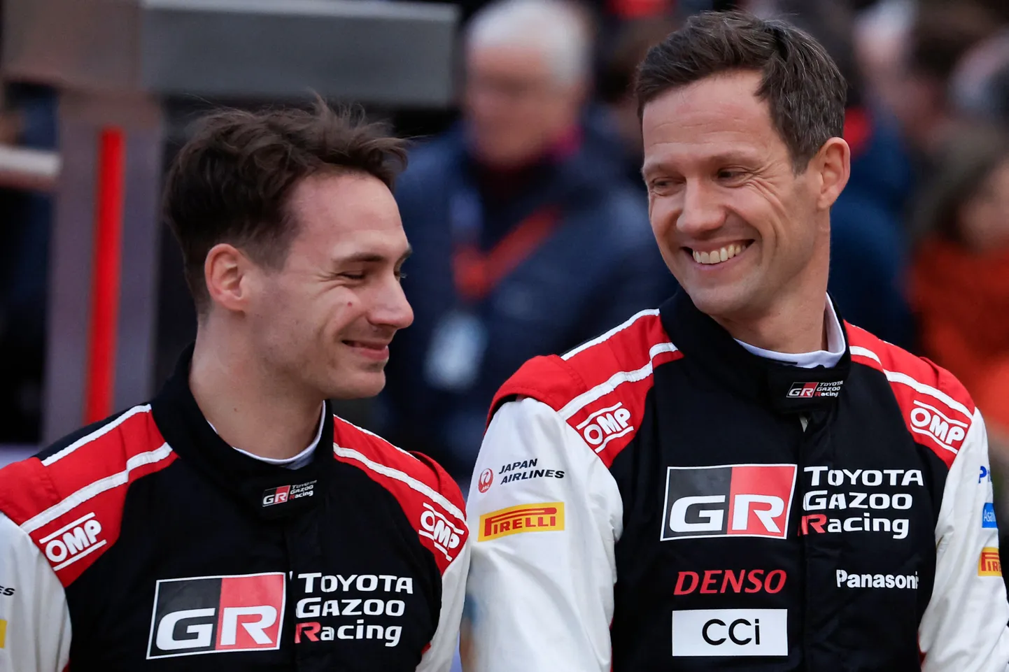 Sebastien Ogier (paremal) ja Vincent Landais (vasakul).