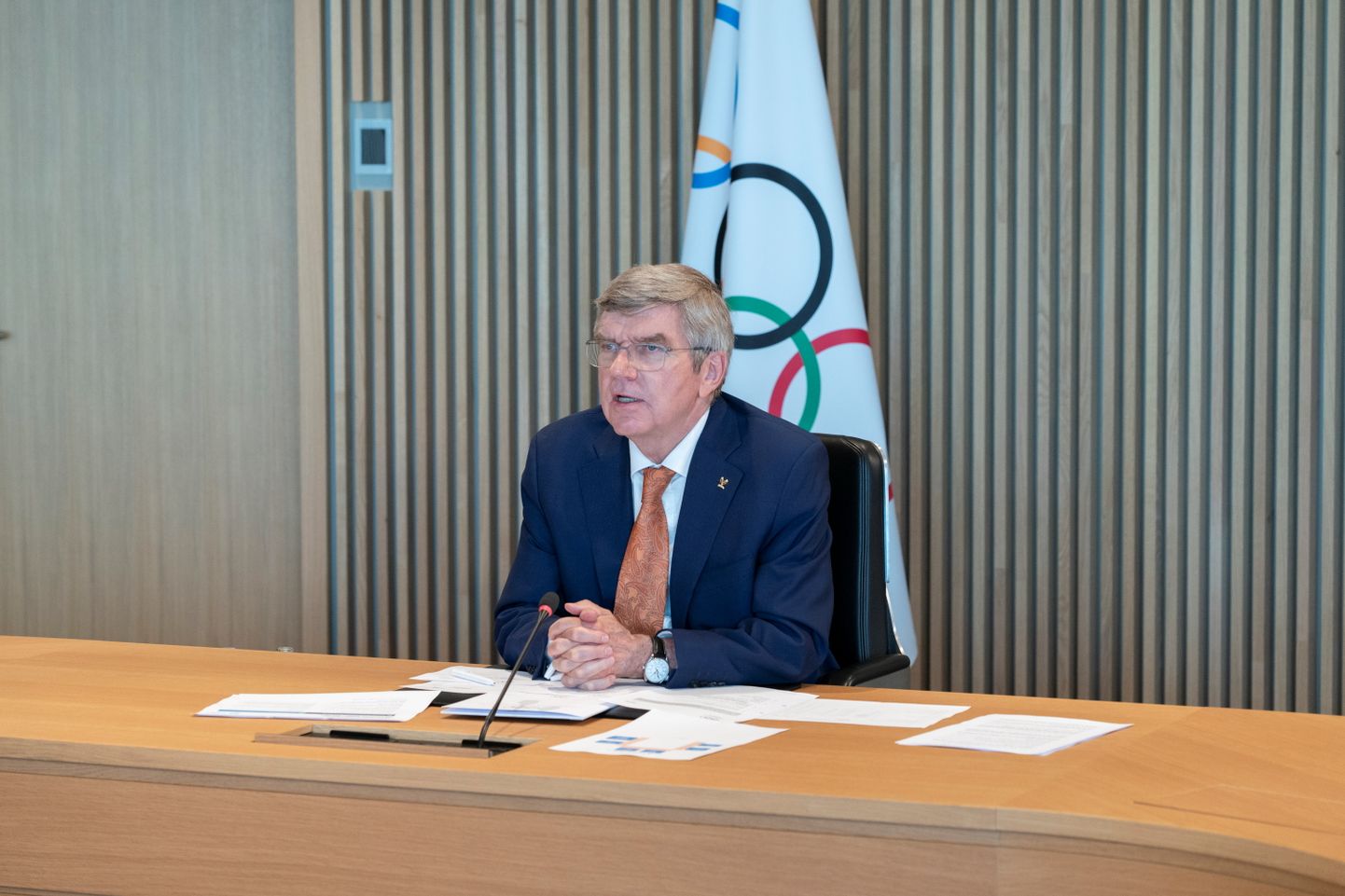 Rahvusvahelise olümpiakomitee president Thomas Bach.