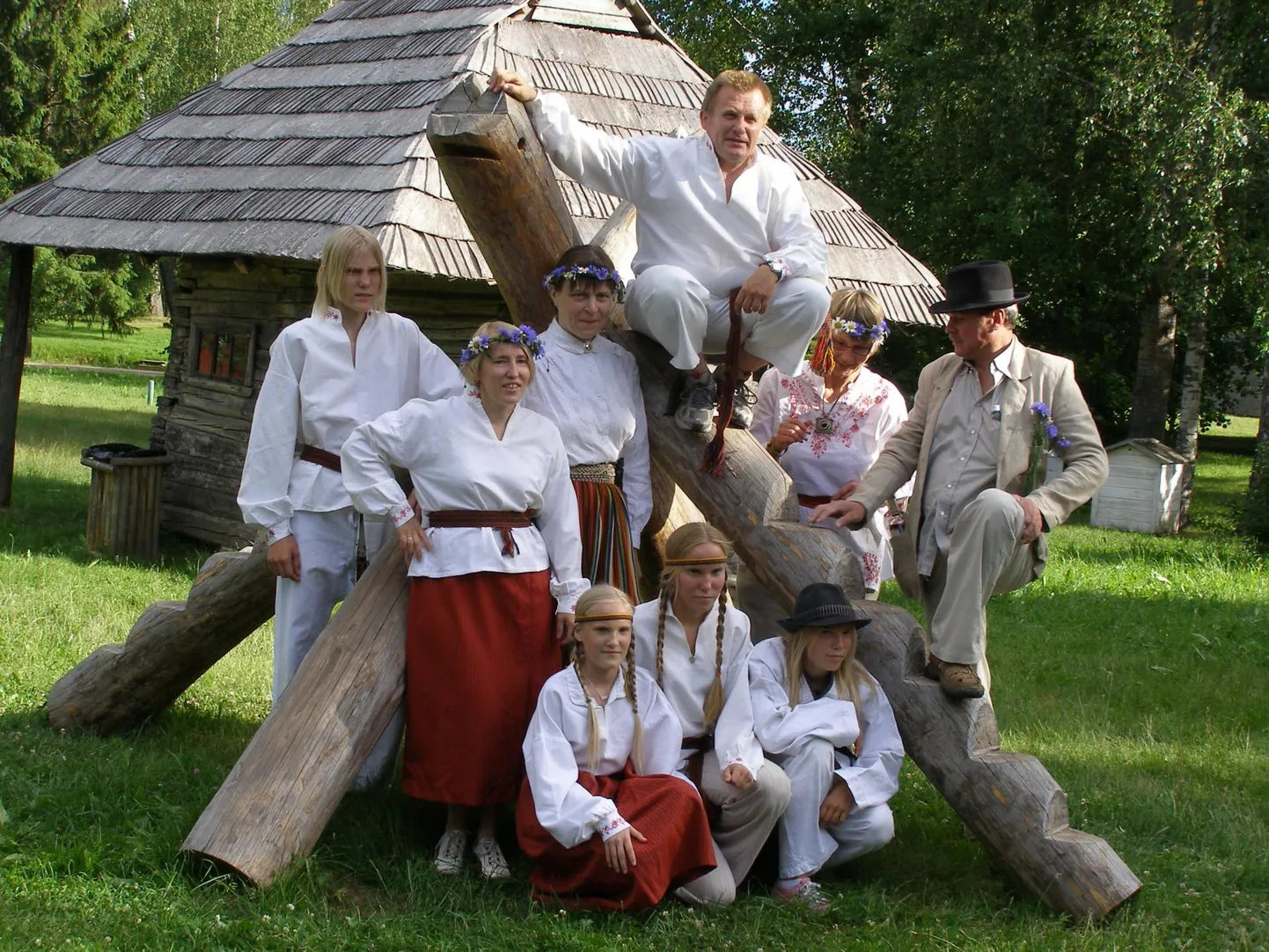 Jaani ootamas. Foto on tehtud Põlva talurahvamuuseumis.
