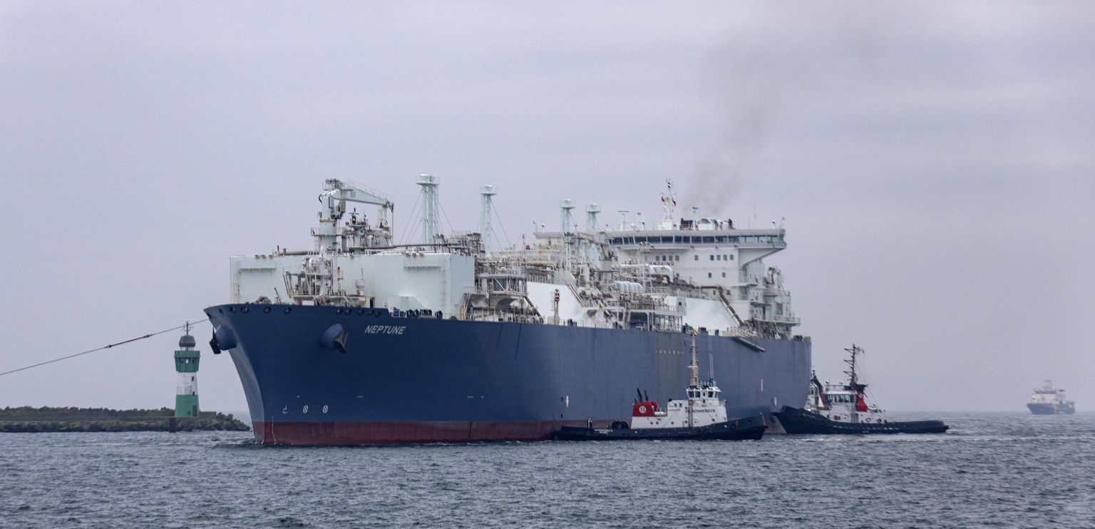 LNG tanker Neptune saabumas Saksamaale.