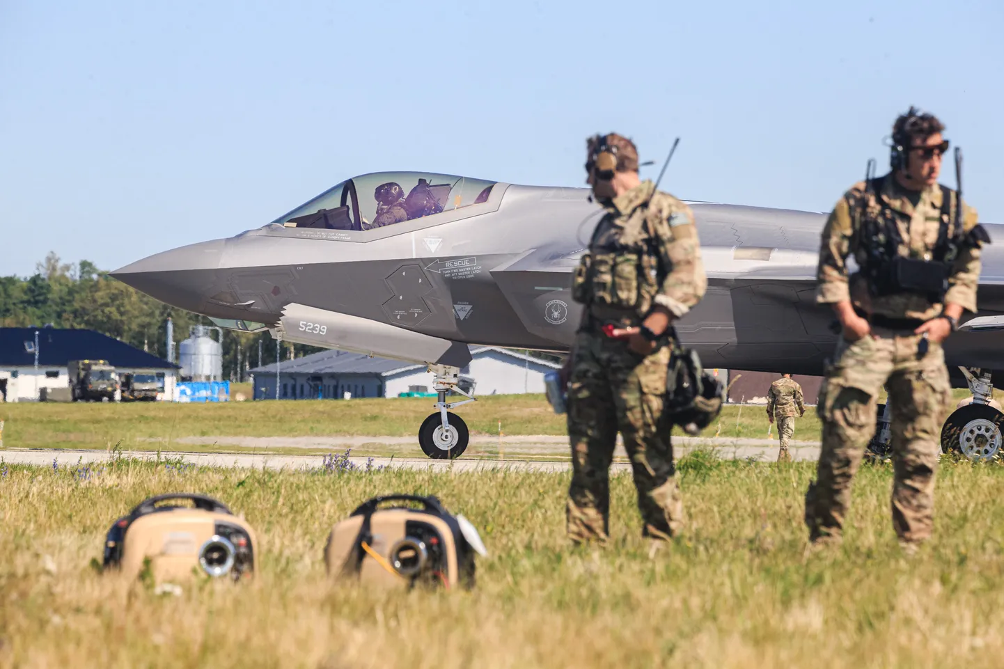 Allied fighter jets to temporarily move from Estonia to Latvia next spring. Ämari Air Base.
