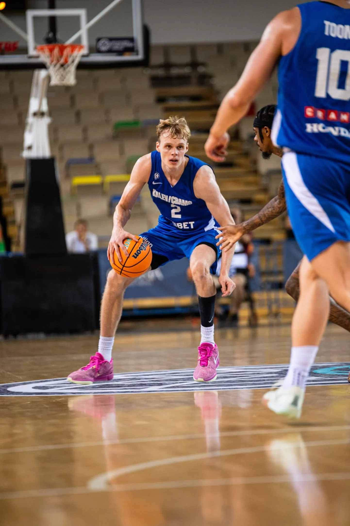 Mais 22. sünnipäeva tähistanud Kasper Suurorg (palliga) panustas Kalev/Cramo võitu kaksikduubliga.