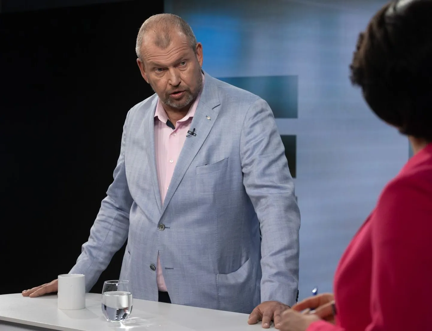 Alexela nõukogu esimees Heiti Hääl Postimehe TV stuudios neljapäeval.