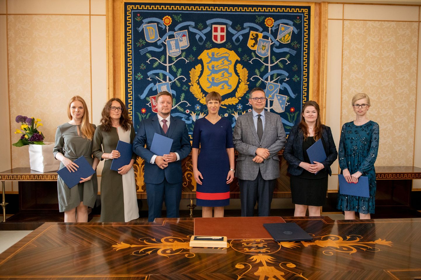 Kersti Kaljulaid nimetas ametisse viis uut kohtunikku.