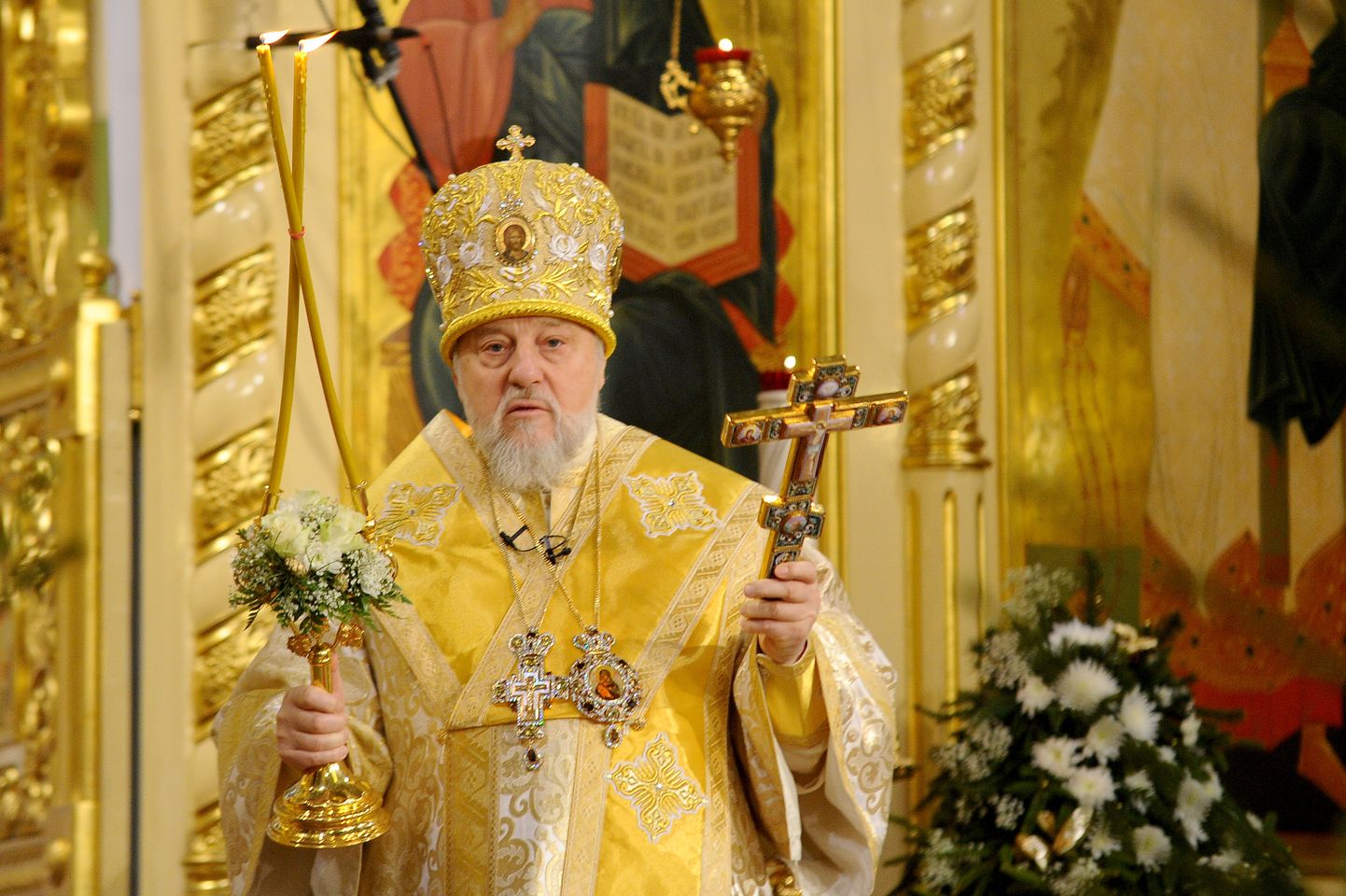 Митрополит Александр на праздничном богослужении в рижском Христорождественском соборе