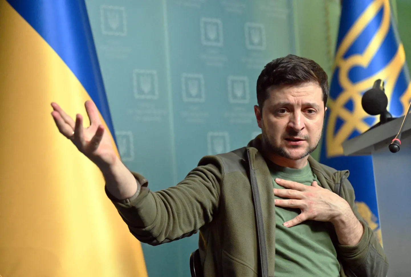 Ukraina president Volodõmõr Zelenskõi.