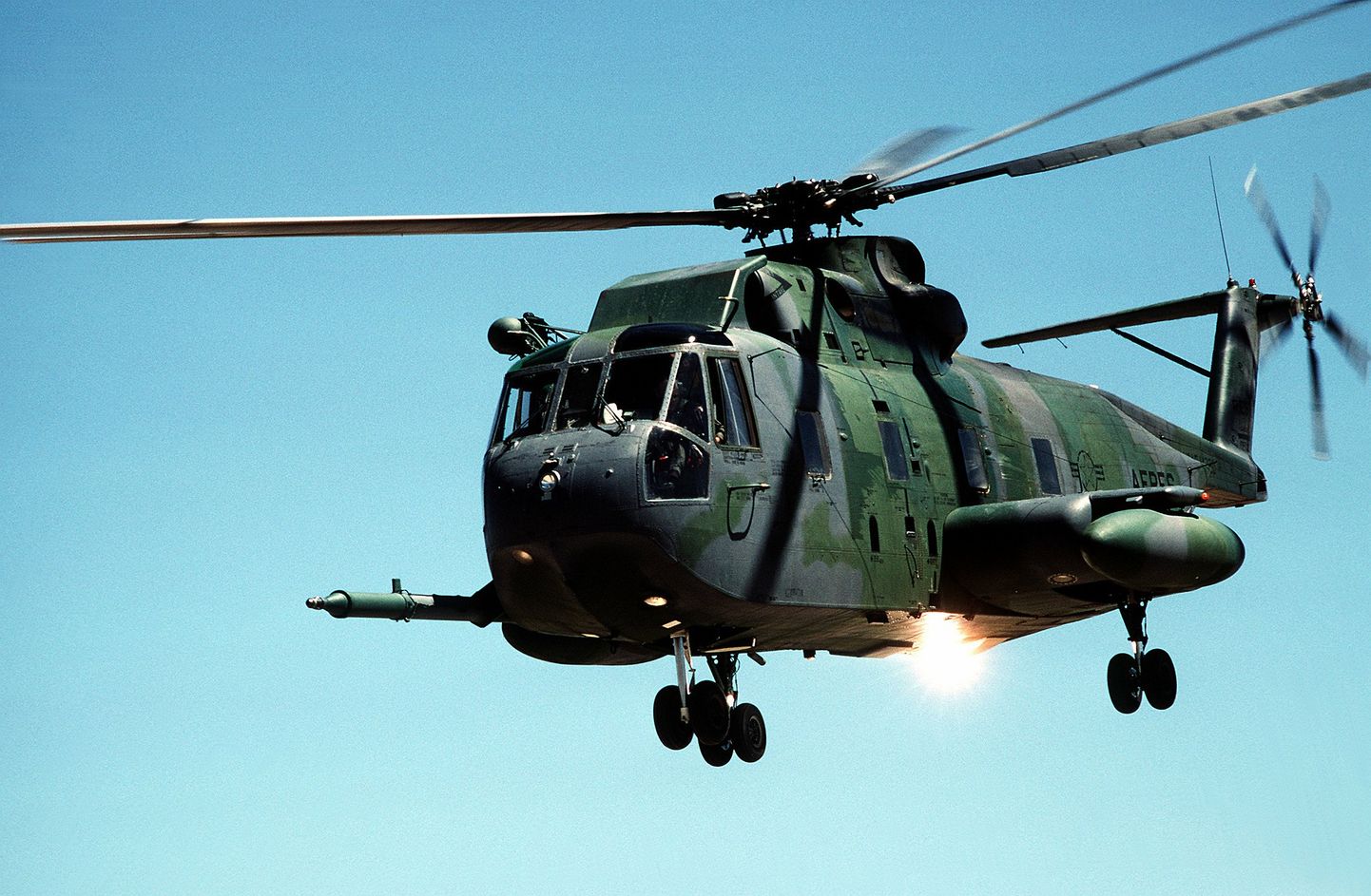 Militārais helikopters. Ilustratīvs attēls