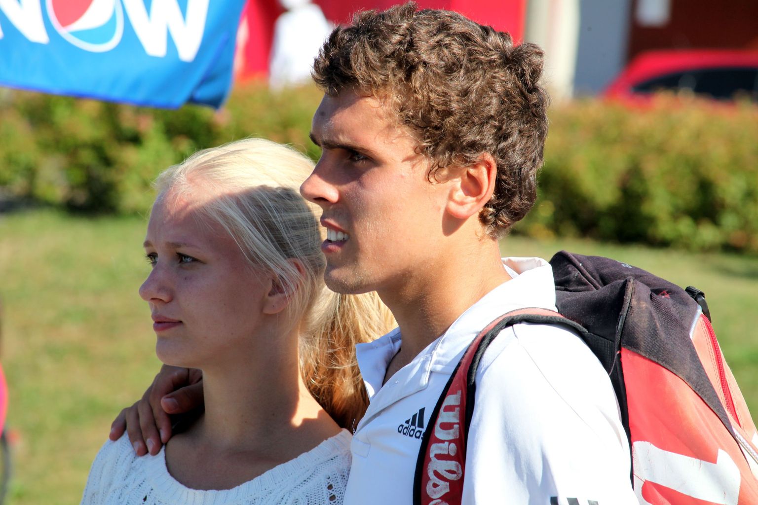 Liisa Prints ja Armand Levandi aastal 2013 Tallinnas Tere tennisekeskuses.