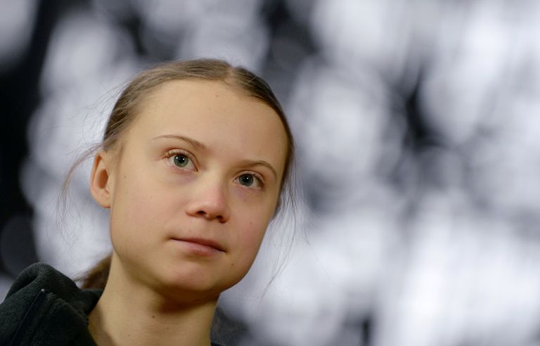 Greta Thunberg märtsi alguses Brüsselis enne kohtumist Euroopa Liidu riikide keskkonnaministritega