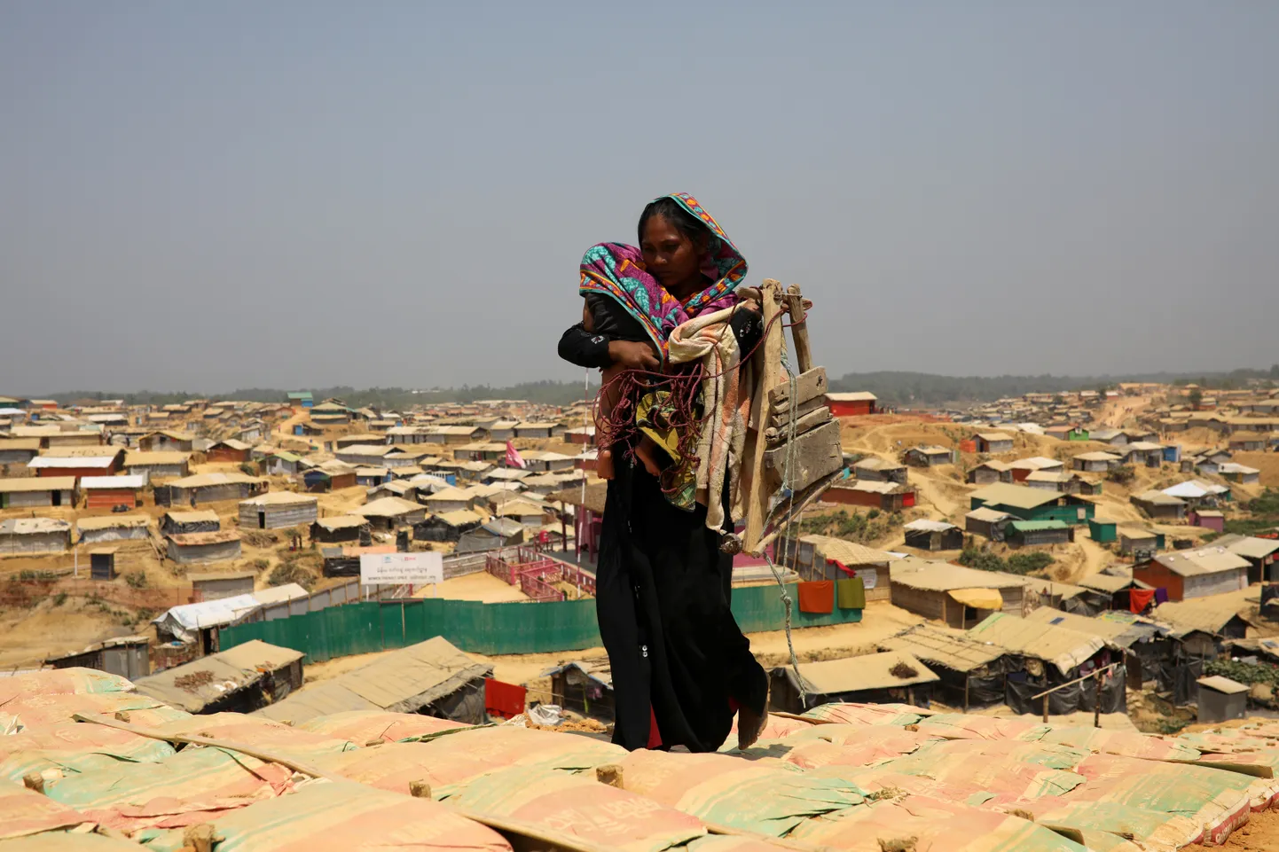 Rohingja põgenik Bangladeshi põgenikelaagris.