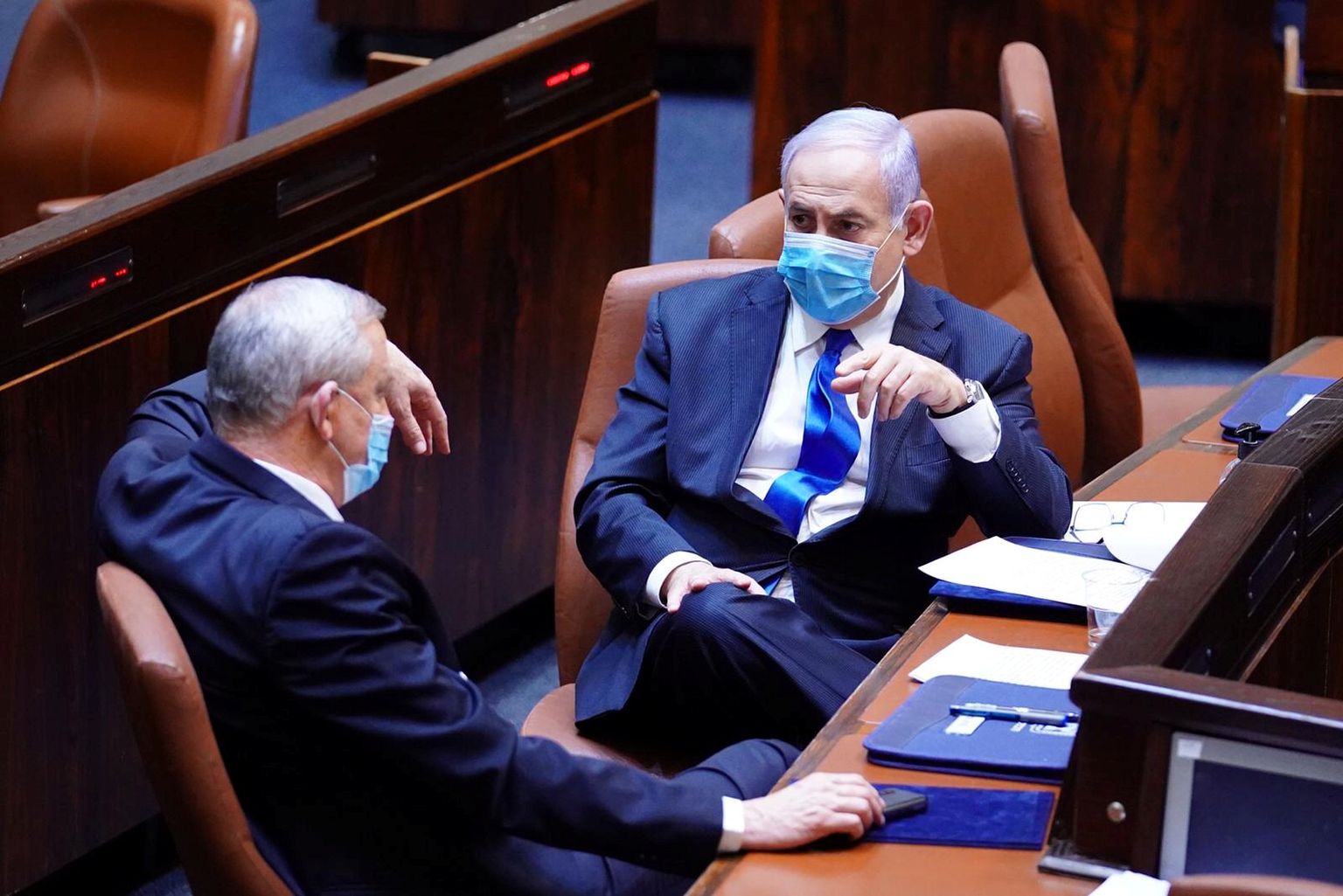 Iisraeli peaminister Benjamin Netanyahu ja Benny Gantz