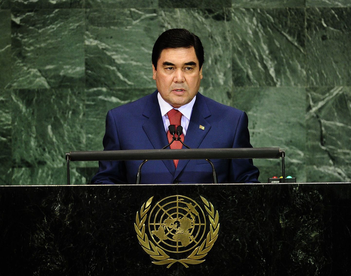 Türkmenistani president Gurbanguly Berdimuhamedov.